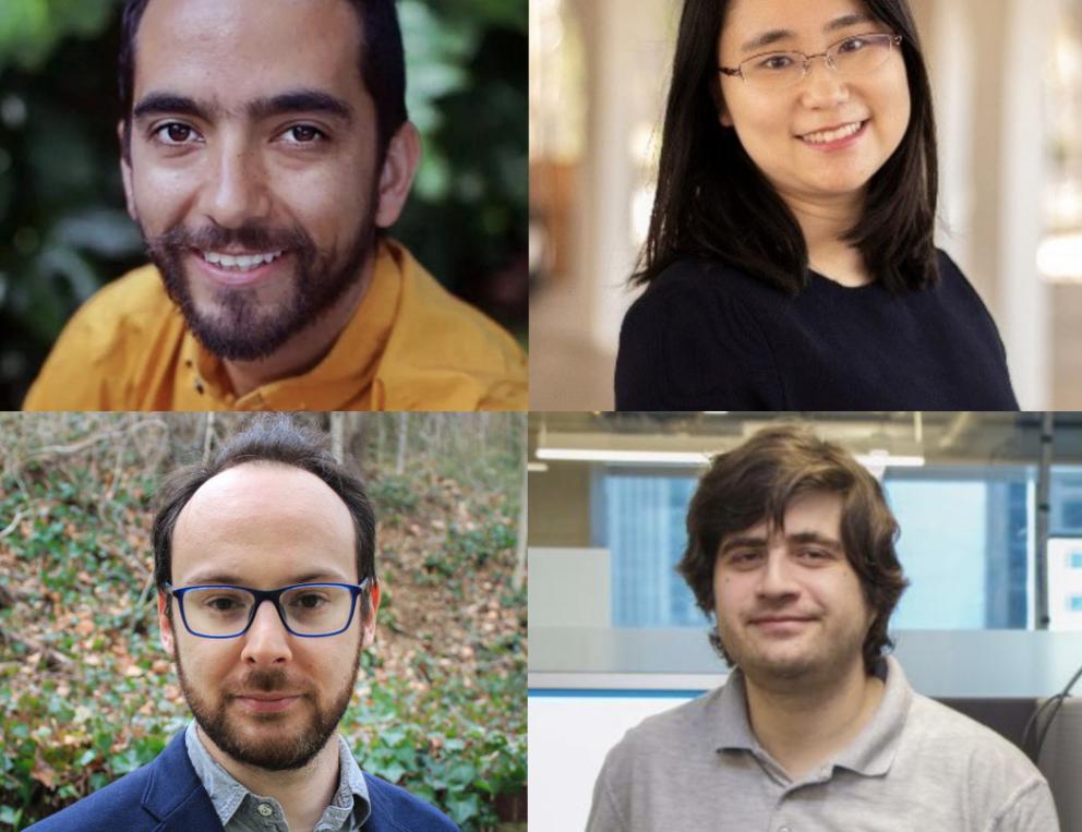 Georgia Tech's 2024 Sloan Fellows: Juan-Pablo Correa-Baena, Chunhui Du, Alex Blumenthal, and Daniel Genkin